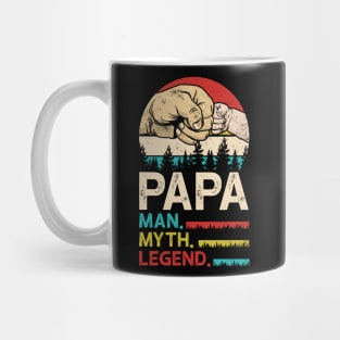 PAPA The Man The Myth The Legend T-Shirt Mug